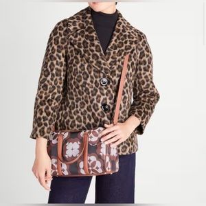 Spade Flower Monogram Eleanor Medium Satchel